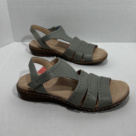 NWT SOUL Naturalizer Womens Beacon  Slingback Sandals  Gray Sage size 10 USA - Picture 7 of 11